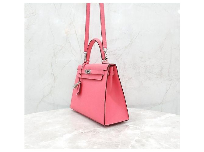 Hermès Kelly App Song Rose Azalea Silver Rosa - vista 2