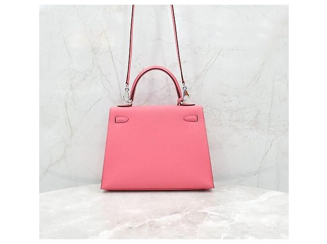 Hermès Kelly App Song Rose Azalea Silver Rosa - vista 3