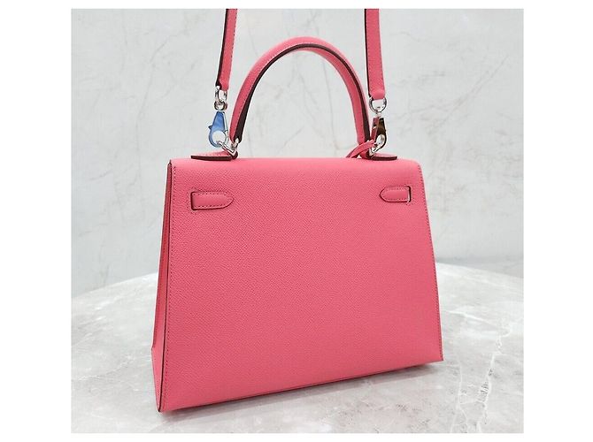 Hermès Kelly App Song Rose Azalea Silver Rosa - vista 5
