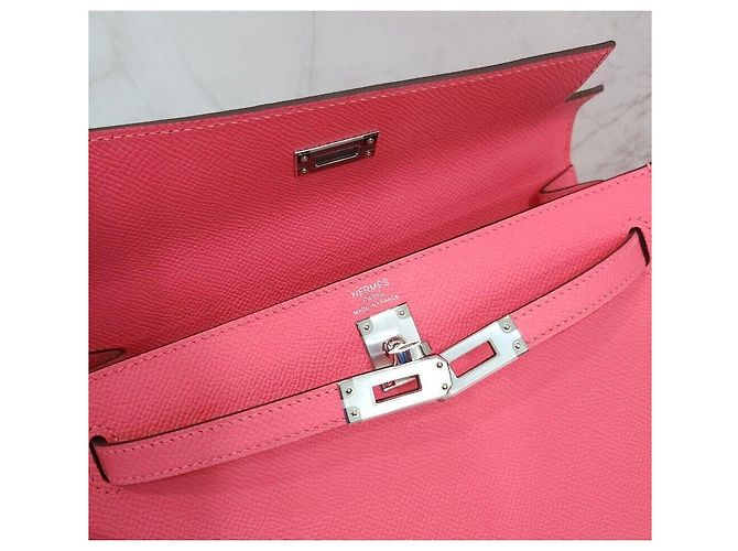 Hermès Kelly App Song Rose Azalea Silver Rosa - vista 6