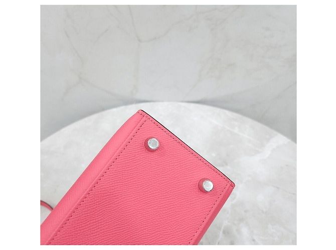 Hermès Kelly App Song Rose Azalea Silver Rosa - vista 7