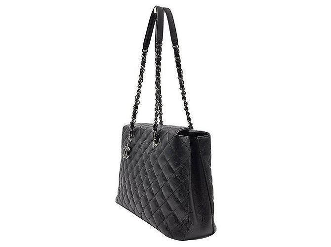 Chanel Borsa a Spalla Timeless Caviar Nero - vista 2