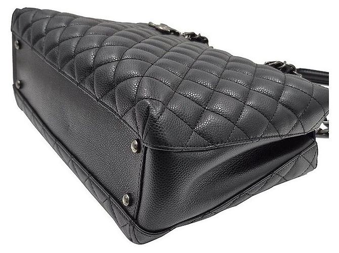 Chanel Borsa a Spalla Timeless Caviar Nero - vista 6