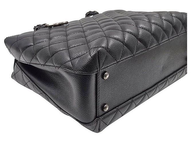 Chanel Borsa a Spalla Timeless Caviar Nero - vista 7