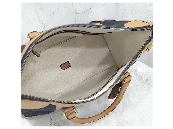 Gucci Borsa duffle GG Supreme Bowelato in tela Nero - vista 8