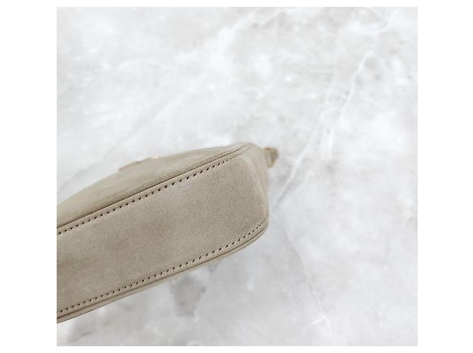 Saint Laurent Borsa a tracolla verticale in scamosciato Multicolore - vista 7