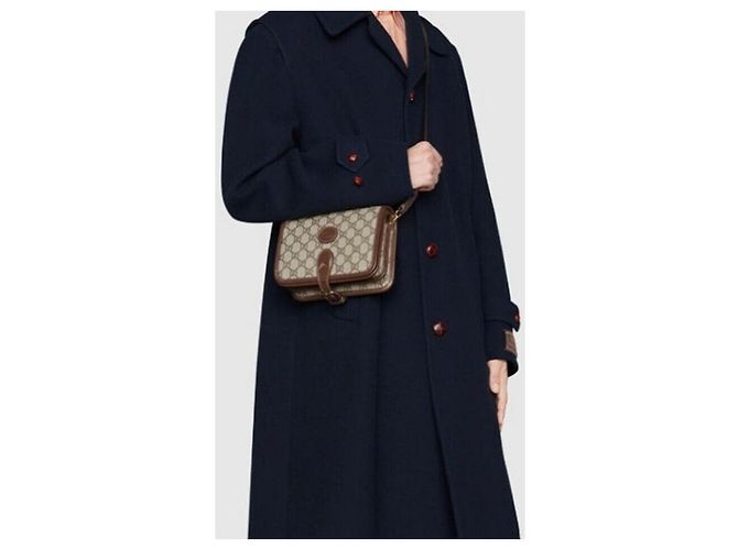 Gucci GG Supreme Canvas Interlocking Schultertasche - Ansicht 10