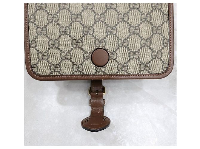 Gucci GG Supreme Canvas Interlocking Schultertasche - Ansicht 7
