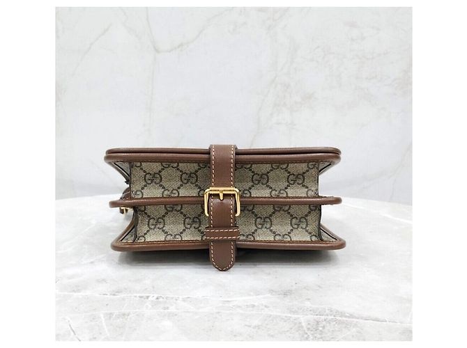 Gucci GG Supreme Canvas Interlocking Schultertasche - Ansicht 8