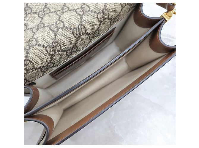 Gucci GG Supreme Canvas Interlocking Schultertasche - Ansicht 9
