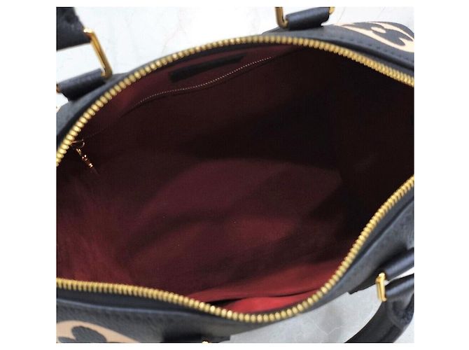 Louis Vuitton Speedy Bandoulière Bicolor Monogram Nero - vista 7