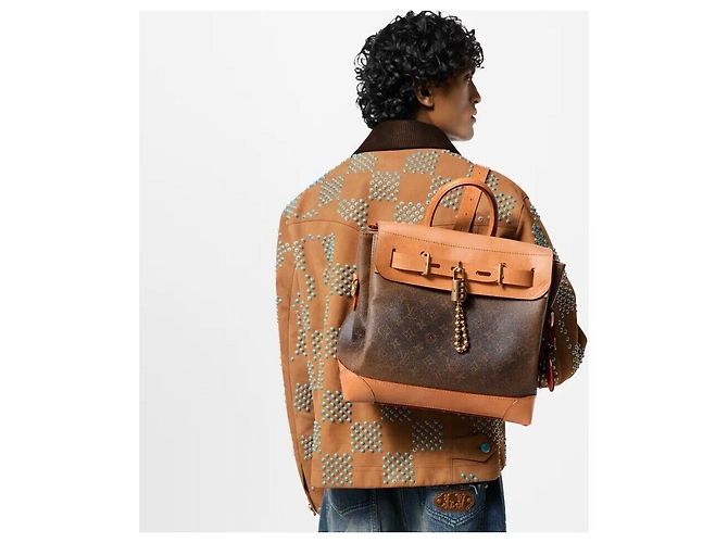 Louis Vuitton Nuova borsa a tracolla Pharrell Steamer Monogram Multicolore - vista 10