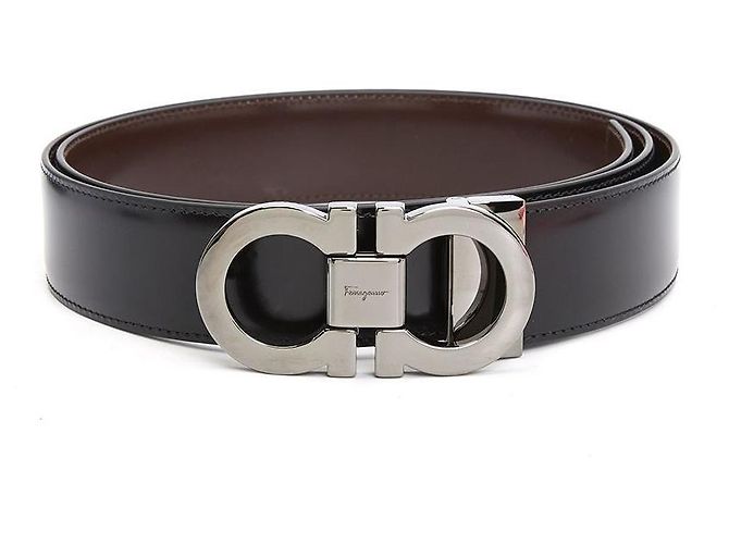 Salvatore Ferragamo Gancini Reversibler Gürtel für Herren - Ansicht 2
