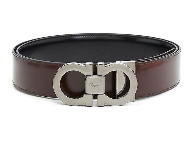 Salvatore Ferragamo Gancini Reversibler Gürtel für Herren - Ansicht 3