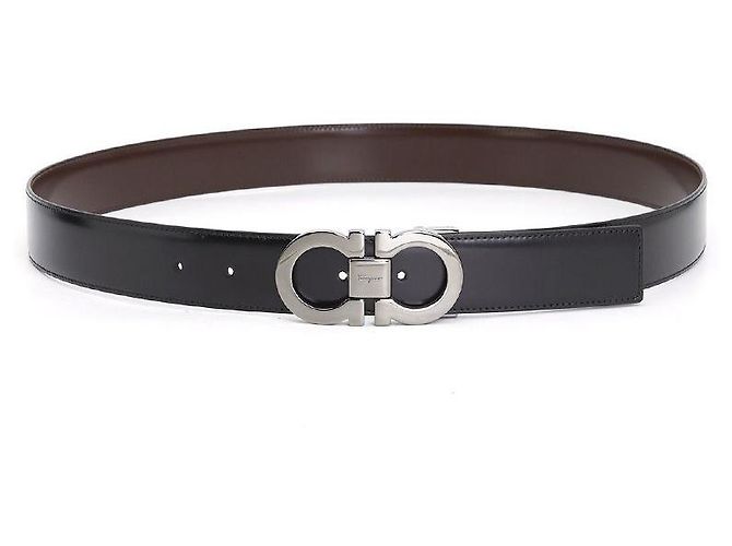 Salvatore Ferragamo Gancini Reversibler Gürtel für Herren - Ansicht 4