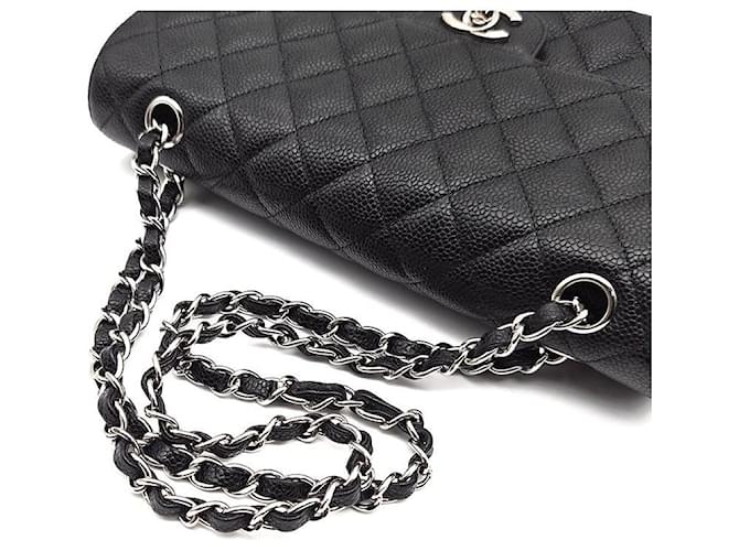 Chanel Caviar Classic Medium Nero - vista 5