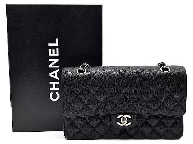Chanel Caviar Classic Medium Nero - vista 9