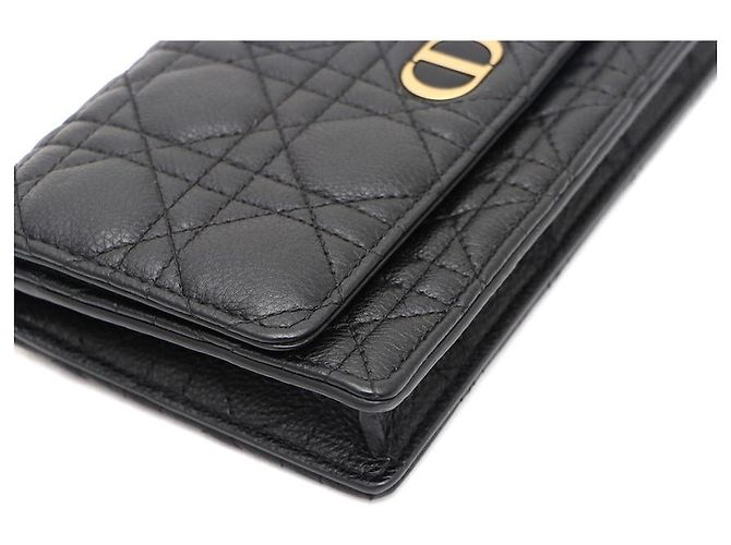 Pochette bandoulière Dior Caro Chain Noir - vue 12