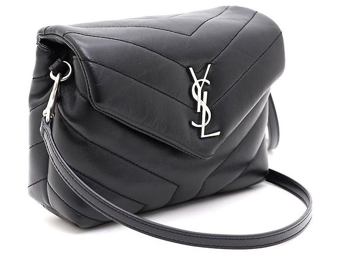 Saint Laurent Borsa a tracolla e borsa a spalla Monogram Mini Loulou Toy Nero - vista 2