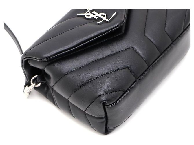 Saint Laurent Borsa a tracolla e borsa a spalla Monogram Mini Loulou Toy Nero - vista 4