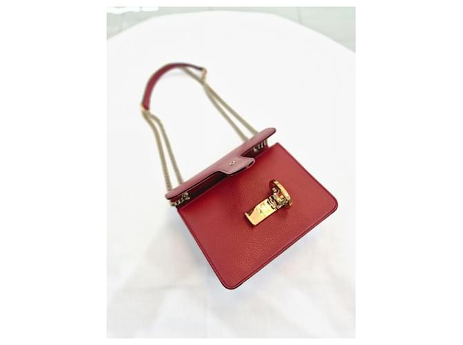 Gucci Piccola borsa a tracolla e crossbody Interlocking Red Rosso - vista 19