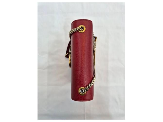 Gucci Piccola borsa a tracolla e crossbody Interlocking Red Rosso - vista 3