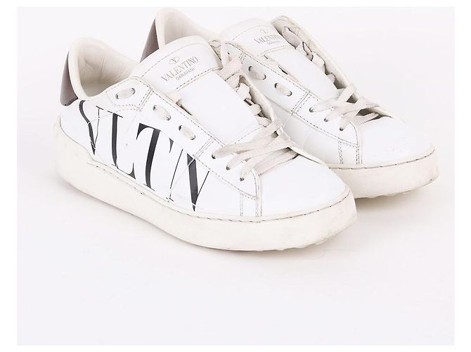 Valentino Sneakers bianche da donna con strap nascosto Bianco - vista 4