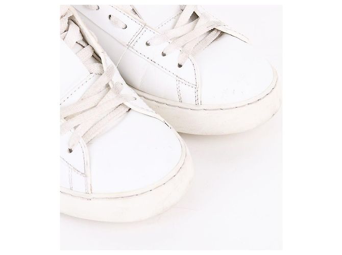 Valentino Sneakers bianche da donna con strap nascosto Bianco - vista 5