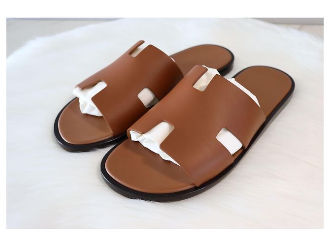 Hermès Pantofole Izmir Gold Multicolore - vista 2