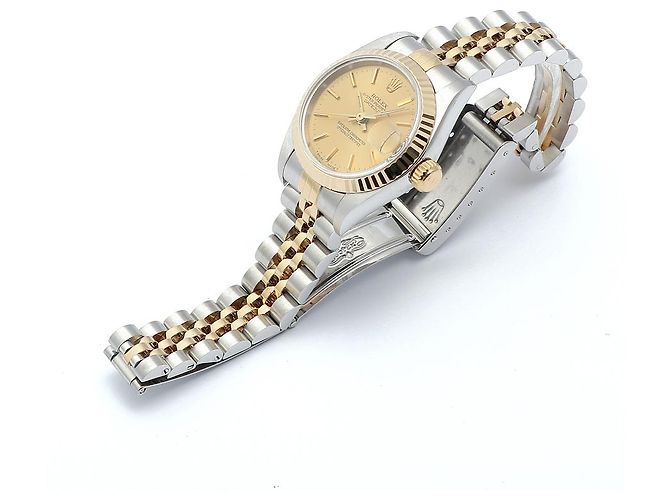 Rolex Datejust Combo Simple Classic Index Damenuhr Gelb - Ansicht 14