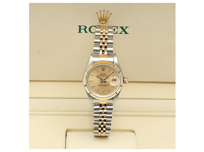 Rolex Datejust Combo Simple Classic Index Damenuhr Gelb - Ansicht 2