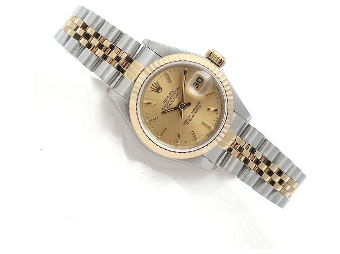 Rolex Datejust Combo Simple Classic Index Damenuhr Gelb - Ansicht 20