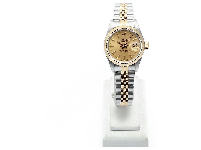 Rolex Datejust Combo Simple Classic Index Damenuhr Gelb - Ansicht 3