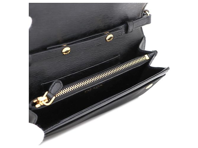 Prada Mini borsa a tracolla WOC in nylon vitreo Nero - vista 6