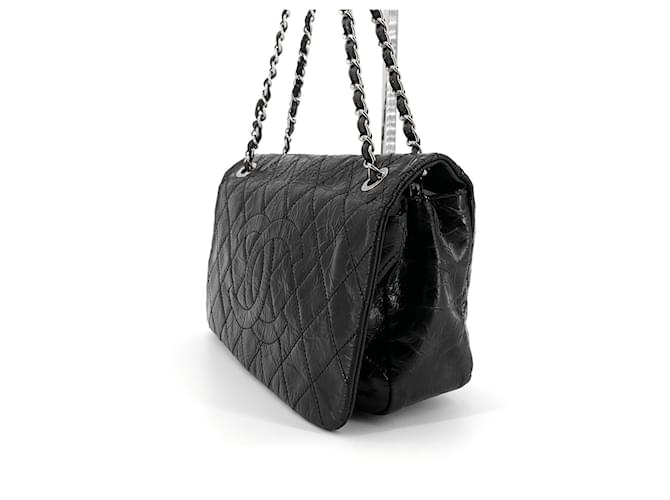 Chanel Borsa a Spalla Timeless CC Flap Nero - vista 3