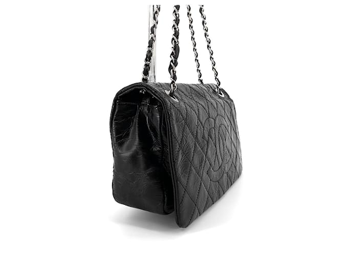 Chanel Borsa a Spalla Timeless CC Flap Nero - vista 4