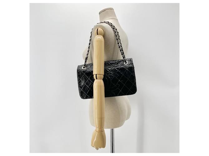 Chanel Borsa a Spalla Timeless CC Flap Nero - vista 8