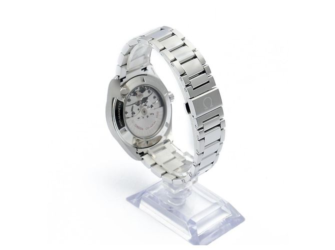 Omega Orologio da uomo in acciaio con quadrante blu Aqua Terra - vista 5