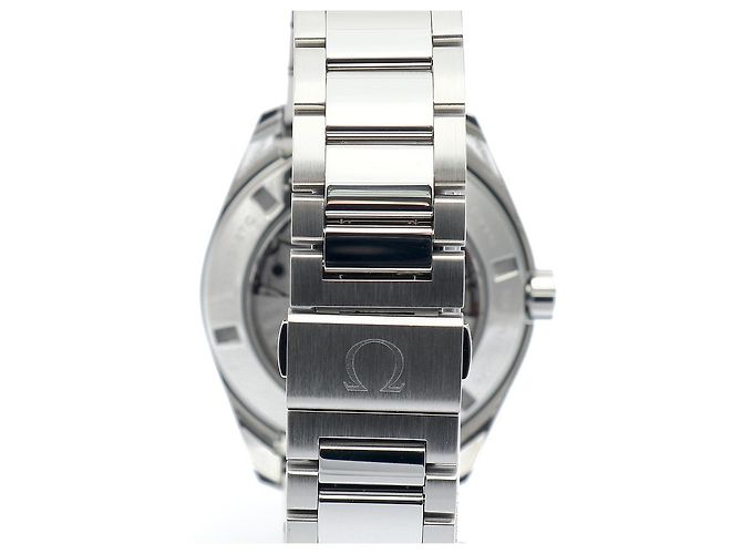 Omega Orologio da uomo in acciaio con quadrante blu Aqua Terra - vista 7