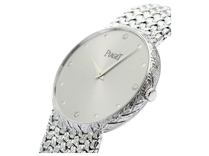 Piaget Montre unisexe Rope Tradition Medium Manual Vintage White Gold Blanc - vue 11