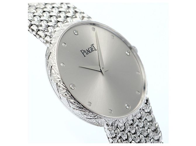Piaget Montre unisexe Rope Tradition Medium Manual Vintage White Gold Blanc - vue 12