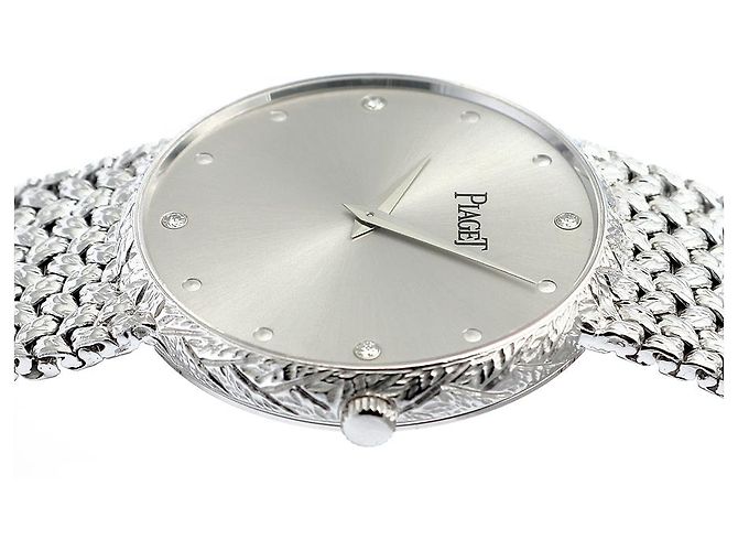 Piaget Montre unisexe Rope Tradition Medium Manual Vintage White Gold Blanc - vue 13