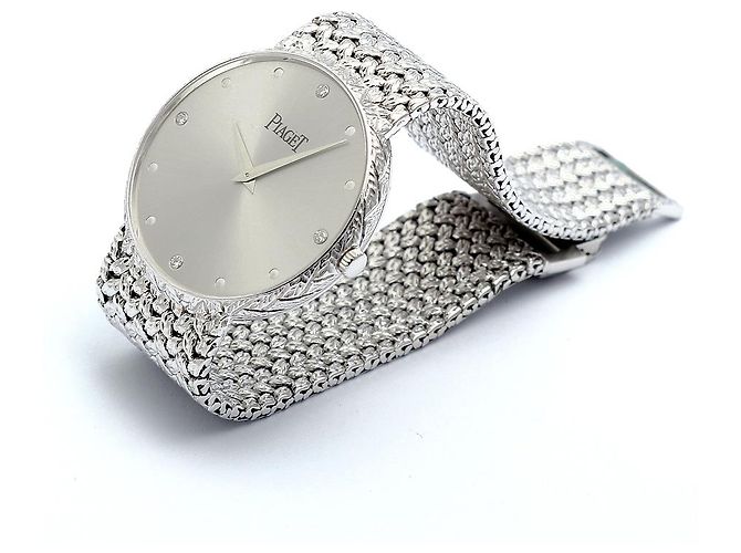 Piaget Montre unisexe Rope Tradition Medium Manual Vintage White Gold Blanc - vue 17