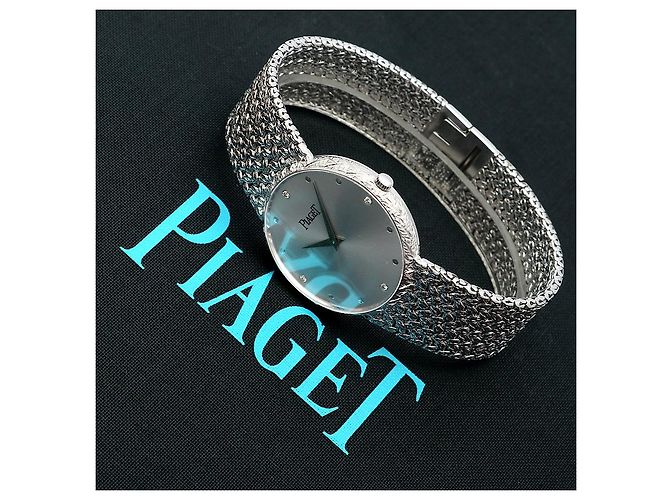 Piaget Montre unisexe Rope Tradition Medium Manual Vintage White Gold Blanc - vue 23