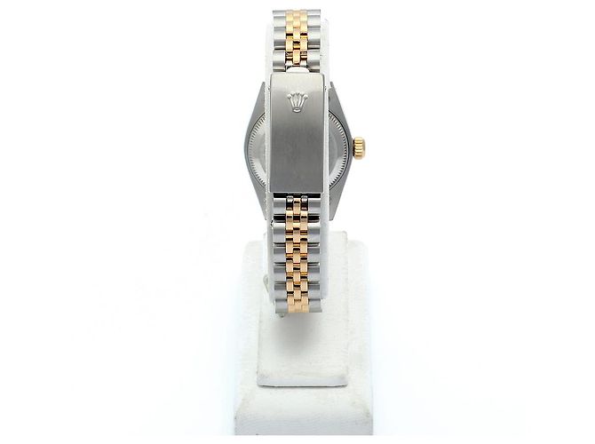 Rolex Datejust Combi Burgundy After Diamond Damenuhr Rot - Ansicht 6