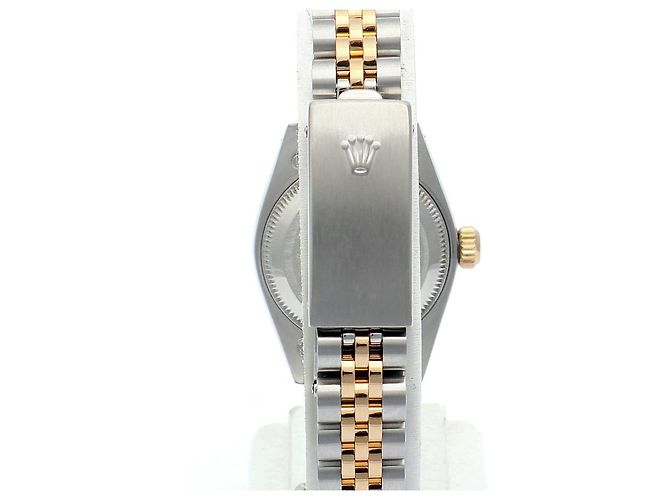 Rolex Datejust Combi Burgundy After Diamond Damenuhr Rot - Ansicht 7