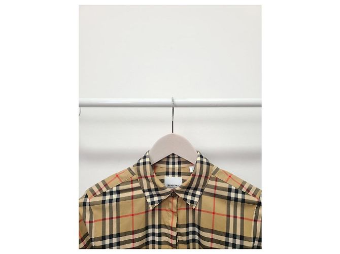 Burberry Vintage Check Stretch-Baumwolltwill-Hemd Braun - Ansicht 2