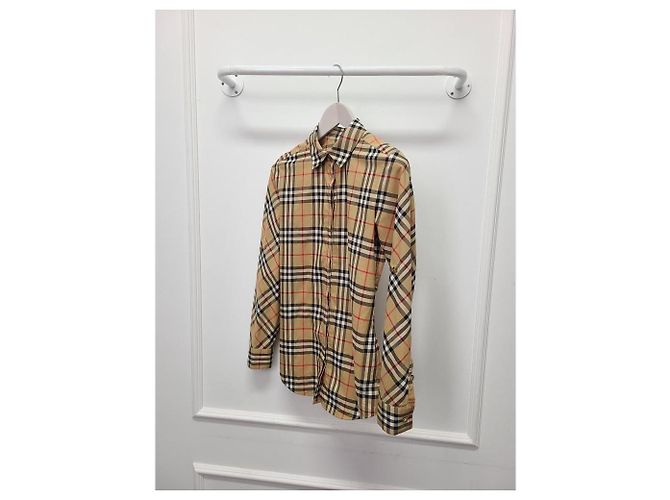 Burberry Vintage Check Stretch-Baumwolltwill-Hemd Braun - Ansicht 3