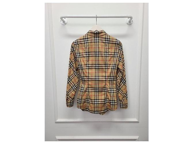Burberry Vintage Check Stretch-Baumwolltwill-Hemd Braun - Ansicht 4