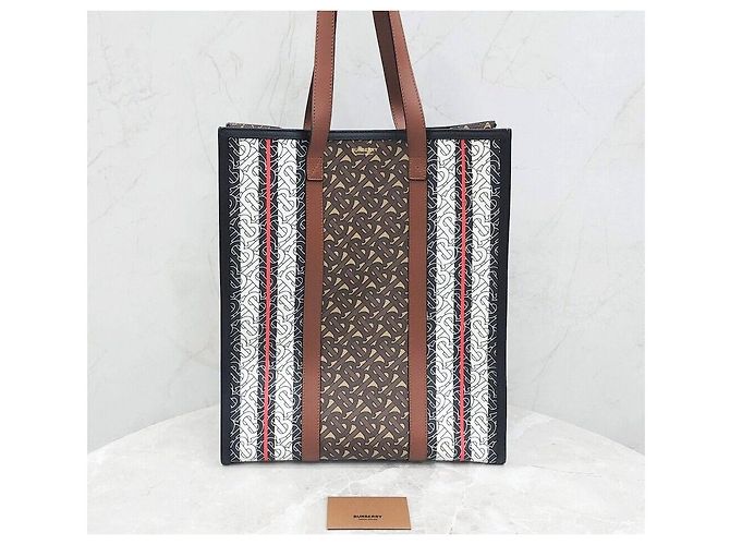 Burberry TB Monogram Stripe Tote Bag Large - Ansicht 7